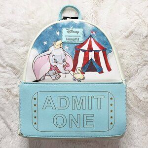 Loungefly Disney Dumbo Admit One Circus Ticket Mini Backpack‎ NWT